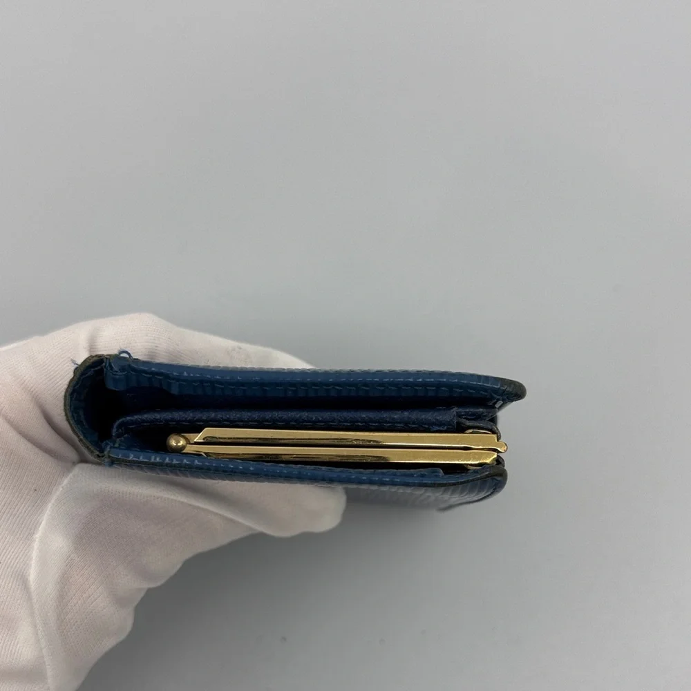 Louis Vuitton 100% Authentic Royal Blue Wallet With Gold Hardware​ - Picture 15 of 16